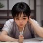 昵称减压小队长的听众头像，轻松微笑的职场人